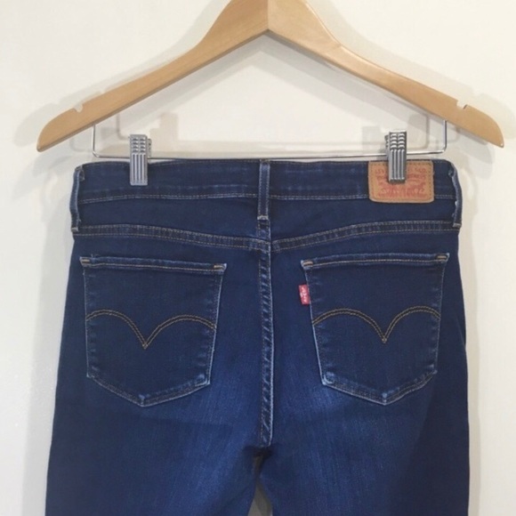 Levis 712 Slim Mid-Rise Fringe Jeans Sz 29 - Picture 5 of 7